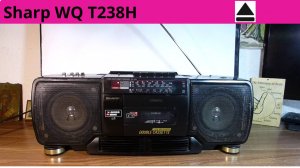 Sharp WQ-T238H Ghettoblaster Double Twin Cassette
