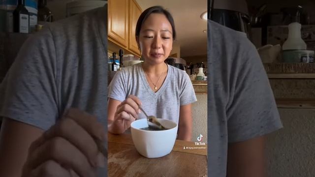 Korean seaweed soup mukbang