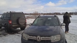 УАЗ Патриот и Рено Дастер. Едем в лес.