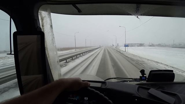 Рабочие моменты Дальнобойщика в России.