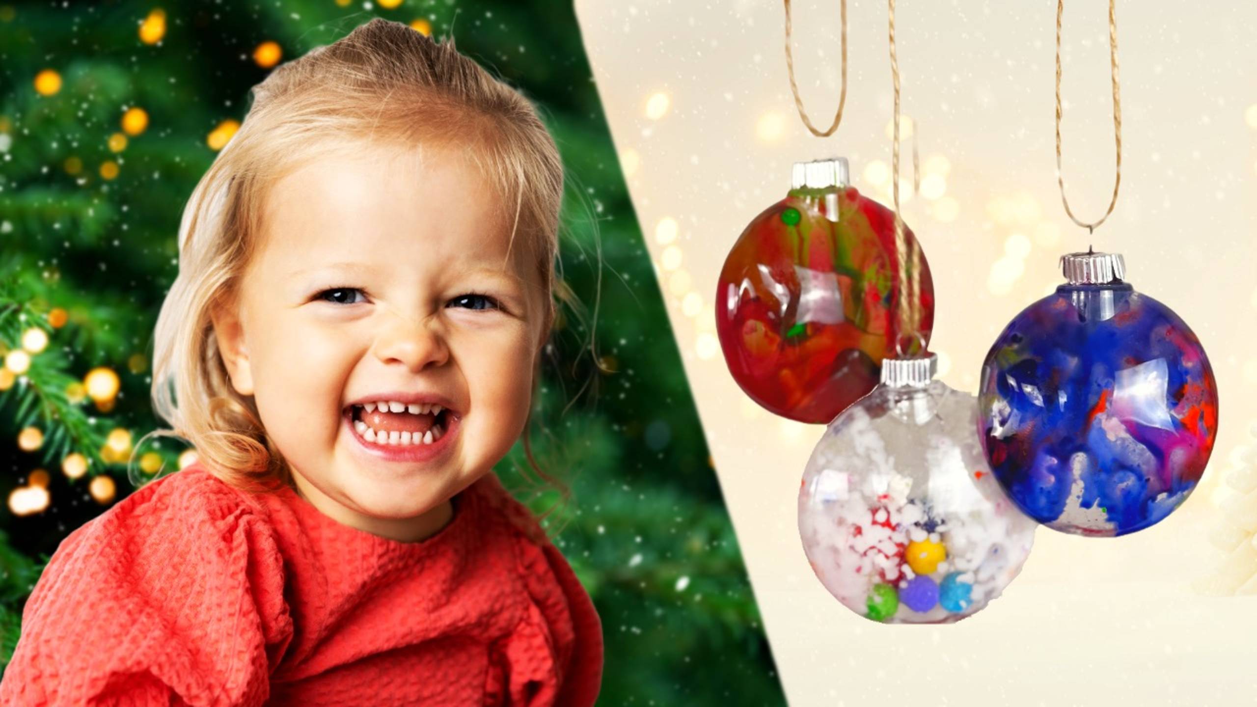 Простые поделки с Анной Марией: новогодние шары смотреть онлайн