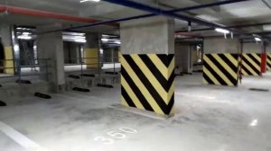 Москва Подземный паркинг . Пожарная тревога