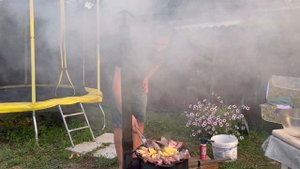 РЁБРА с КАРТОФЕЛЕМ на САДЖЕ