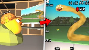 😨 Засняли ЧЕРВЯ ГИГАНТА на Камеру в Чикен Ган! Тёмофф Chicken Gun мистика