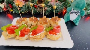 Закуска 💥 Украсит любой новогодний стол! Рыба и креветки