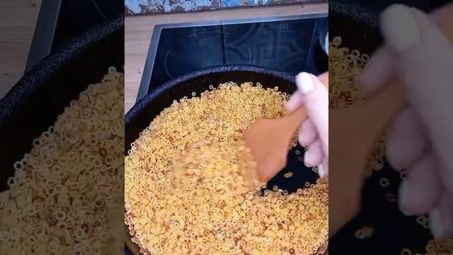 Жаренные макароны