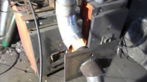 Горелка на отработке испарительная.