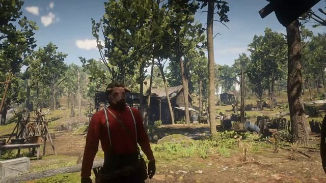 Red Dead Redemption 2 / Świńska maska i Chory człowiek смотреть онлайн