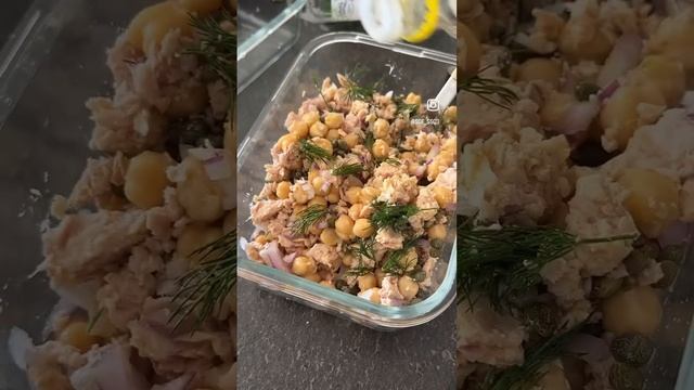 Tuna Chickpea Salad #vlog #dayinmylife #cooking