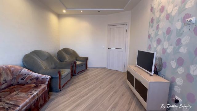 Однокомнатная квартира 33,5 м Георгия Амелина 33 . смотреть онлайн