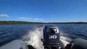 Флагман Дк 390 игла ,Yamaha 30, поедет ли с ватрушкой?