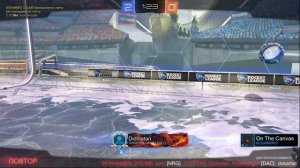 Rocket League - teammate slipshot goal