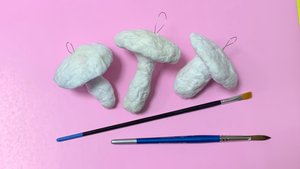 Грибы из ваты