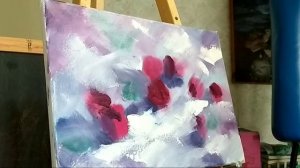 Живопись маслом. Уроки живописи. Вишня 1.