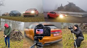 Audi Q8 Porsche Cayenne Coupe и BMW X6 2020 — За кадром