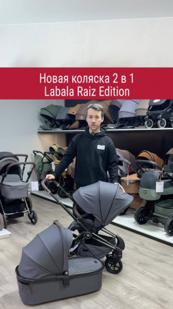 Современная детская коляска 2 в 1