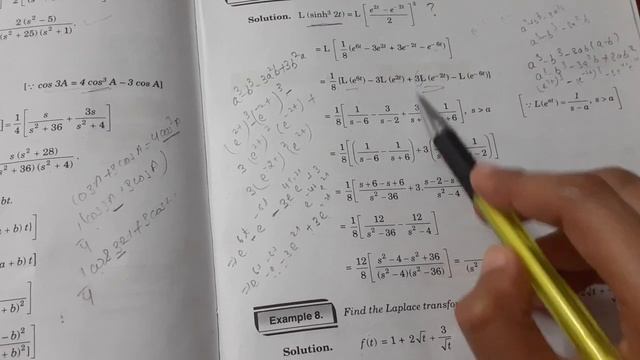 Special Function & Integral Transform | Chapter 5| Laplace Transformation | Examples 7&8