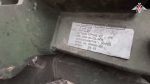 Боевая работа морских пехотинцев в приграничном районе Курской области