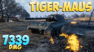 Tiger-Maus - 5 Фрагов 7.3K Урона - Персональный! - Мир Танков