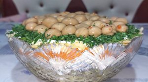 Лесная поляна салат на праздничный стол