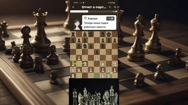 Разбор от Chesscom или 2 мата