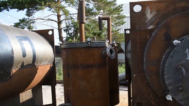 пиролизная печь увеличенного объема загрузки