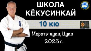 Школа Кёкусинкай / 10-й кю / Удары руками / Моротэ Сэйкэн-цуки и Сэйкэн -цуки