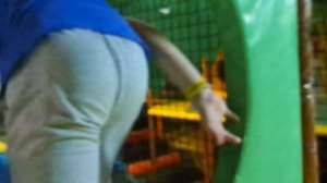 We run with the child on the playground, play tag and slide down the hill