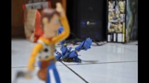 Железный человек против истории игрушек и роботов Stop motion