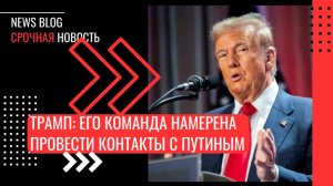 Трамп заявил, что его команда намерена провести контакты с Путиным и Зеленским, чтобы положить конец