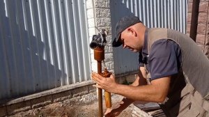 Упал напор воды - Чистка аэрационной колонны RunXin