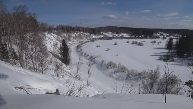 На снегоходе, урочище Первое Петенёво смотреть онлайн