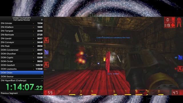 Unreal Tournament (1999) full game novice speed run смотреть онлайн