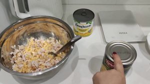 Готовка #4 ананасовый салат)