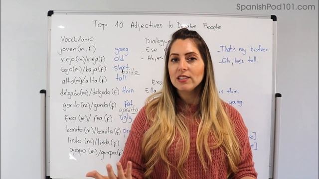 Learn the Top Adjectives to Describe People in Spanish смотреть онлайн