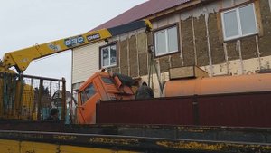 Работа на кран борте второй заказ.