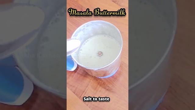 Spicy buttermilk | Masala chaas recipe | summer drink | healthy drink recipe | chaas recipe