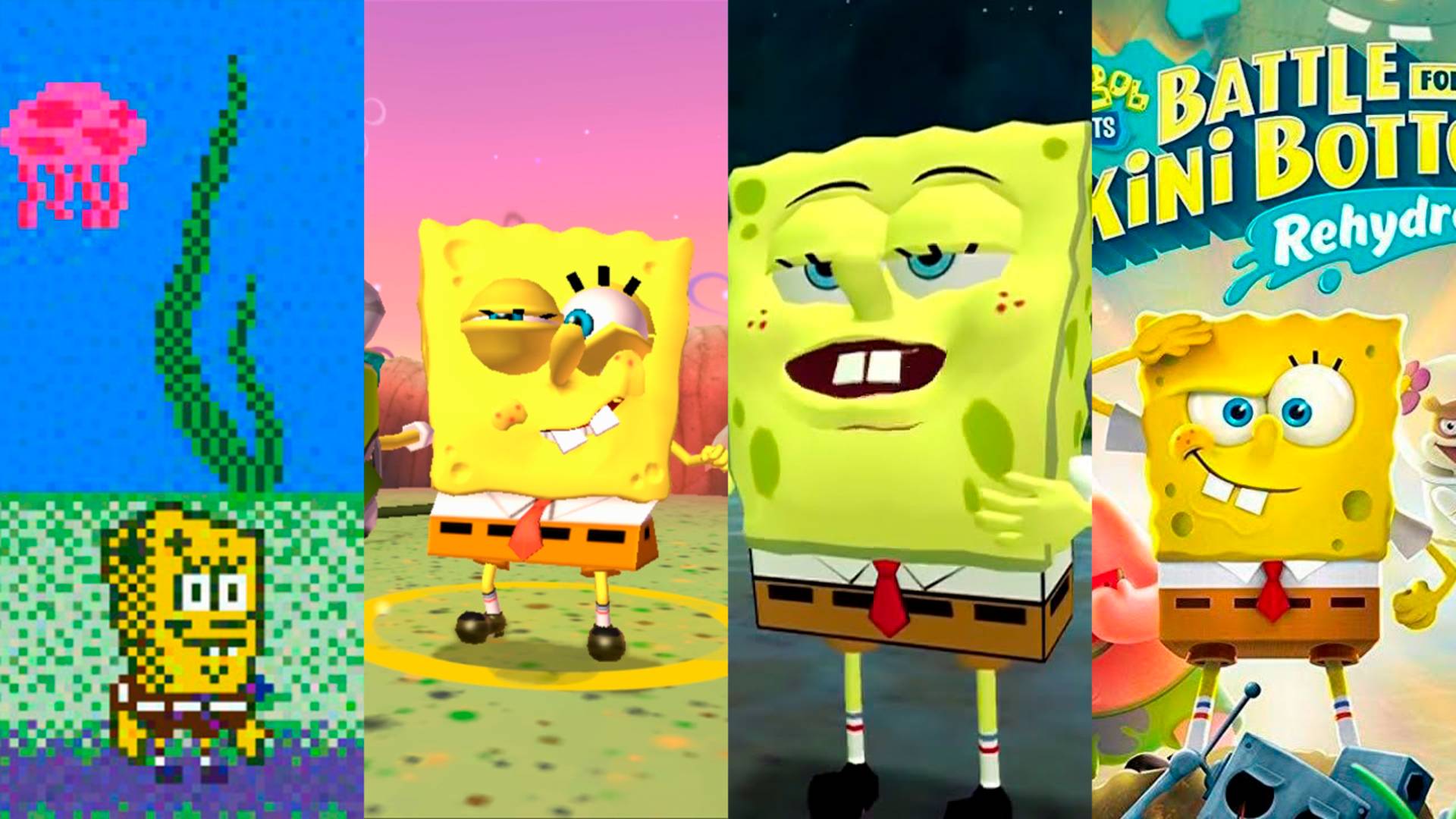Эволюция   ГУБКИ БОБА  в видеоиграх/Evolution of Spongebob Squarepants  in Games 2001-2020 смотреть онлайн