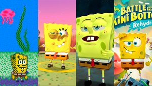 Эволюция   ГУБКИ БОБА  в видеоиграх/Evolution of Spongebob Squarepants  in Games 2001-2020