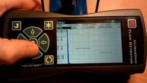 1. NOVOTEST УД-2301. Меню дефектоскопа.