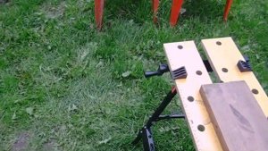 Складной верстак "Калибр" для работы на улице