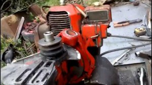 постройка косилки из бензопилы урал! ч-3я