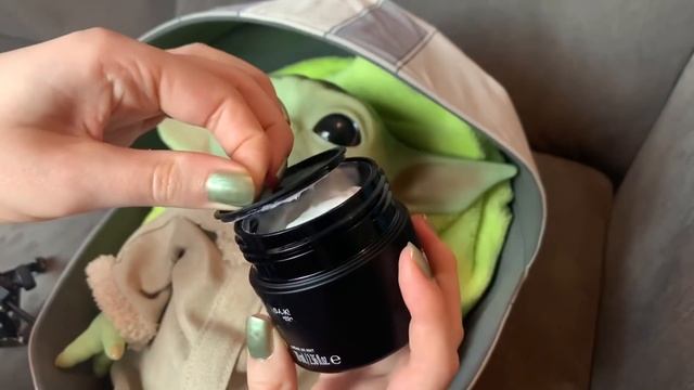 ASMR Baby Yoda Night Time Routine (Whispered Skincare)
