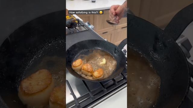 How to Cook Scallops 💫🤤 #cheflife #cookingtips #howtocook #cookinghacks 🛒 https://amzn.to/3PqjZIi
