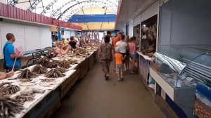 Рыбный рынок в Бердянске 2017 (июль)