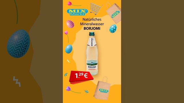 Natürliches Mineralwasser "BORJOMI" // Top Angebote Mix Markt 25.03.-30.03.2024 смотреть онлайн