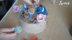 Простая осенняя композиция в коробке / DIY TSVORIC