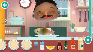 TOCA KITCHEN Готовим Сумасшедшие Блюда Для Необычных Клиентов Сок из Рыбы от Бебиленд