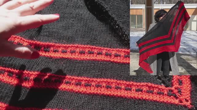 Как связать шаль спицами для начинающих. Красивая шаль спицами #платокспицами #шаль #шальспицами