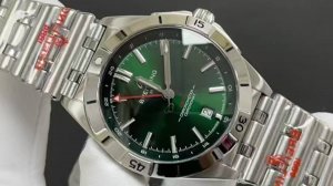 Мужские часы Breitling Chronomat Automatic GMT 40 A32398101M1A1 | Зеленый циферблат